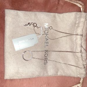 Beautiful Sterling Silver Michael Kors Necklace